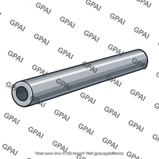 Hollow round bar