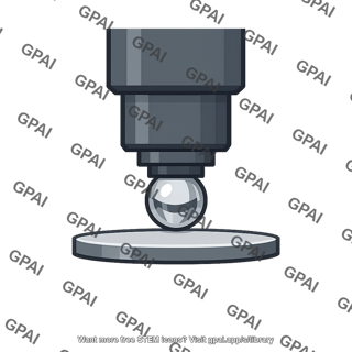 Brinell hardness ball indenter