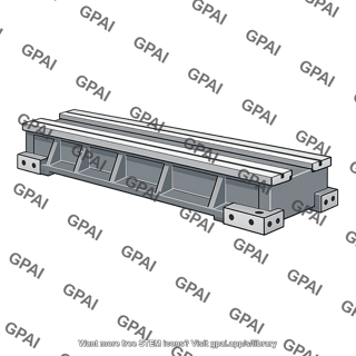 Machine tool bed