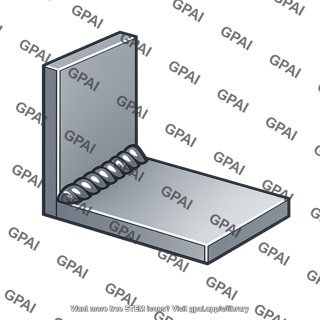 Weldment filleted right angle joint