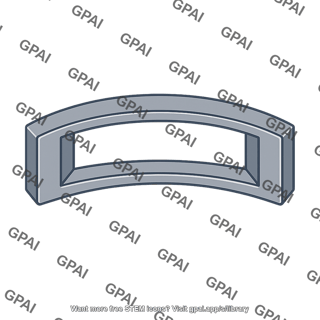 Curved beam cross section box section