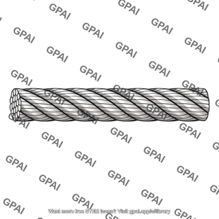 Wire rope regular lay