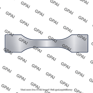 Fatigue test specimen flat