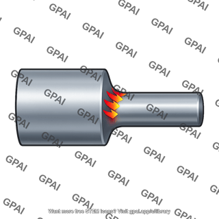 Shaft fillet radius