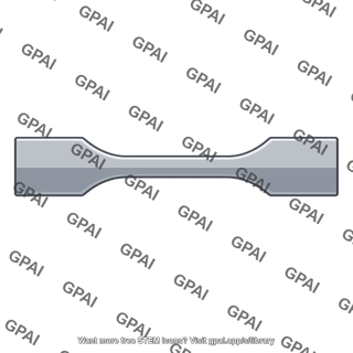 Tension test specimen