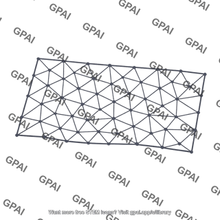 Finite element mesh plate