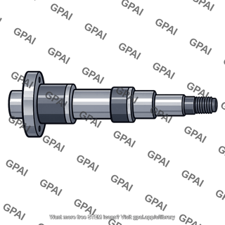 Stepped spindle shaft