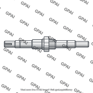 Output shaft detailed transmission