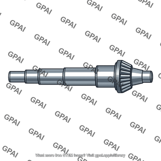 Bevel gear shaft