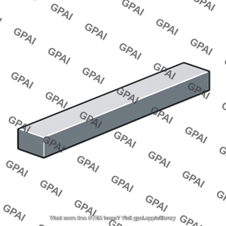 Rectangular cross section component