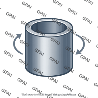 Cylinder outer rotating