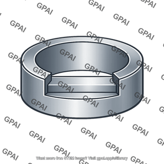Hub bore keyseat