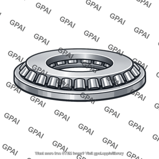 Roller bearing tapered thrust