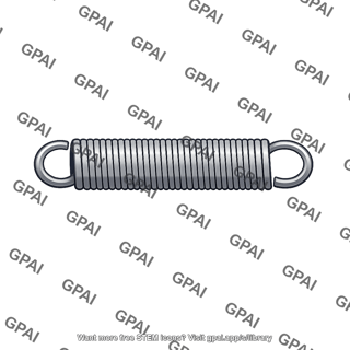 Helical coil extension spring