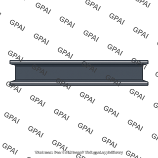 Structural steel ceiling beam