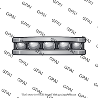 Ball bearing side view