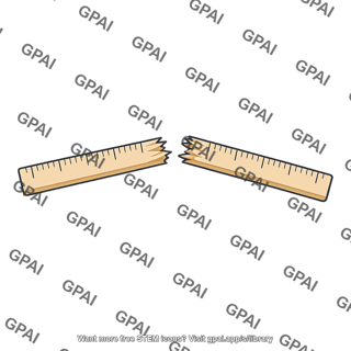 Meterstick fractured