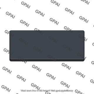 Friction pad plan view