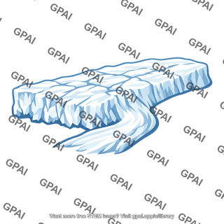 Active glacier