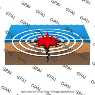 Seafloor earthquake