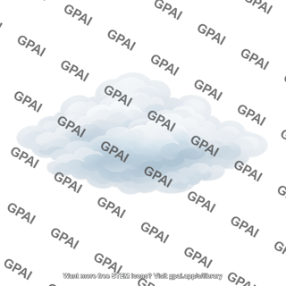 Fluffy cloud