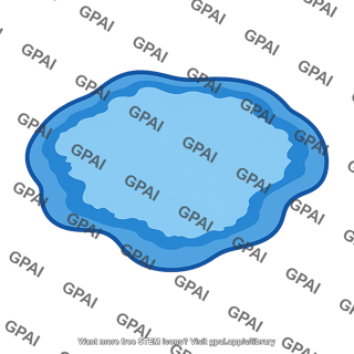 Ocean basin top view