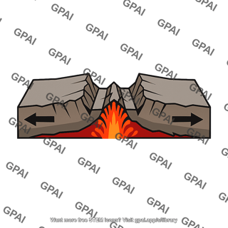 Plate boundary divergent