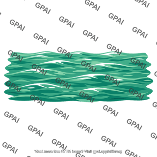 Surface ocean water green