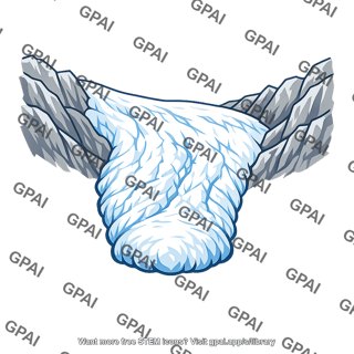 Mountain glacier