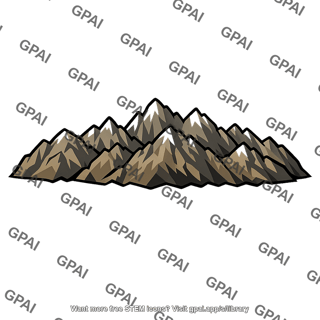 Continental mountain range
