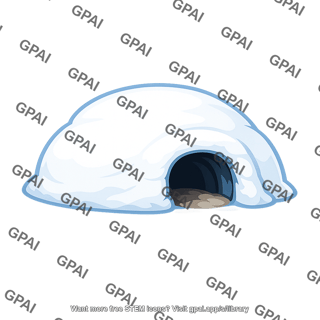 Polar bear den