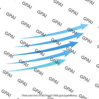 Curved blue arrows