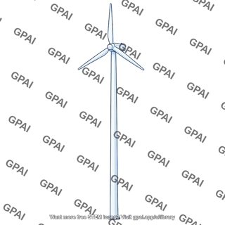 Tower mounted wind turbine