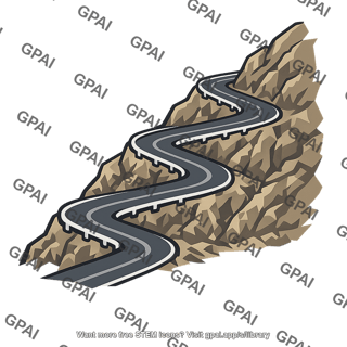 Mountain road steep