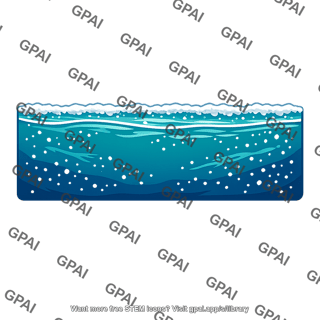 Ocean water cross section