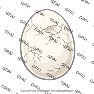 Bird egg thin shelled