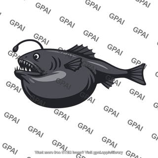 Deep sea fish body expandable