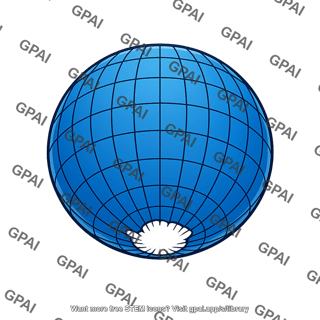 South pole on globe