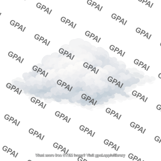 Fluffy cloud