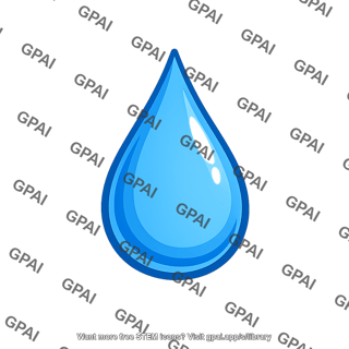 Freshwater droplet