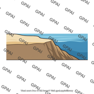 Coastal cliff