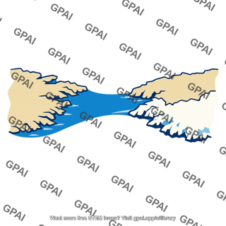 Narrow sea passage