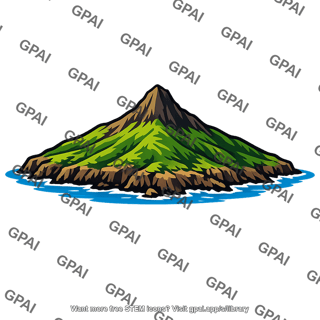 Volcanic island