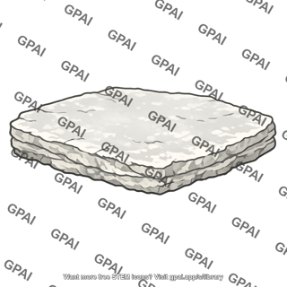 Calcium carbonate slab