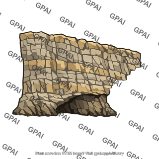 Wave cut cliff