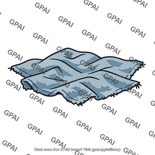 Crumpled cloth