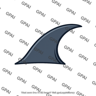 Dorsal fin sickle shaped