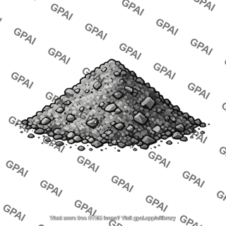 Gravel pile
