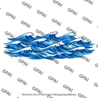 Sea area choppy