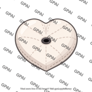 Heart urchin anus